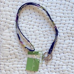 Vera Bradley Lanyard in Moon Blooms, NWT